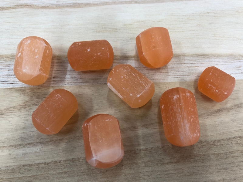 Rodado Selenita Naranja